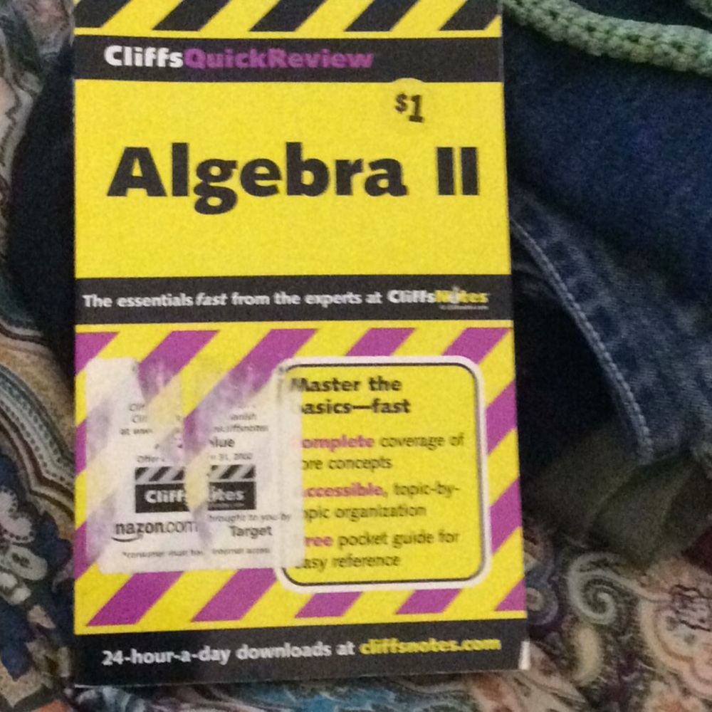 Algebra II Cliff Notes